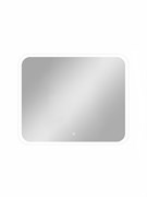 CONTINENT Зеркало с подсветкой прямоугольное (ШxВ) 50x70 см, сенсор, цвет белый