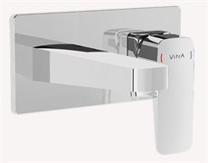 VITRA Root Square Встроенный смеситель для раковины, настенный, хром A42738EXP