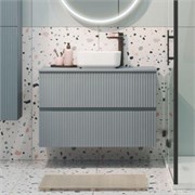 AQUANET Тумба под раковину подвесная Джейн 90 мисти грин AQUANET-313319