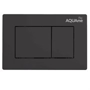 AQUAme Панель смыва для инсталляции, черный AQM4102B