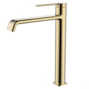 AQUAme Asti Смеситель для раковины однорычажный, Brushed gold AQM6414BG