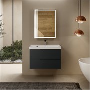 AQUAme "S3" тумба под умывальник подвесная 80 см., цвет антрацит. AQM900380GM