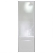 1MARKA Боковая шторка на прямоугольную ванну, профиль-белый/хром, 70x140