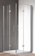 CEZARES ECO-O-AS-2 Душевой уголок квадратный двери складные, стекло 6 мм, устанавливается на левую или правую стороны