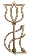 Модель Tulip DVEEN (ДВИН) Полотенцесушитель дизайн Tulip, труба из нержавеющей стали, водяной