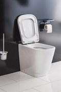 BELBAGNO Romina Сидение белое с металлическими креплениями и с системой Soft close BB121SC