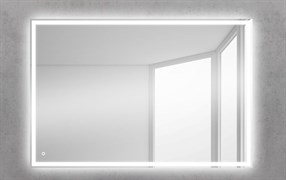 BELBAGNO Зеркало со встроенным светильником и кнопочным выключателем, 12W, 220-240V, 1000x30x600