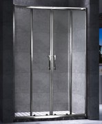 ESBANO DW Душевая дверь, двойная раздвижная, стекло 6 мм, профиль-хром
