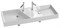 JACOB DELAFON Rythmik Двойная подвесная раковина-столешница 120 х 46 см, гладкая нижняя поверхность - фото 109088