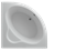 AQUATEK Калипсо Акриловая ванна на каркасе, слив-перелив в комплекте, с панелью - фото 116266