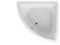 AQUATEK Юпитер Акриловая ванна на каркасе, слив-перелив в комплекте, с панелью. - фото 116373