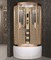 NIAGARA Luxe Душевая кабина NG-7790G (900x900х2150) высокий поддон стенки ЗОЛОТО - фото 117047