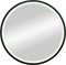 CONTINENT Зеркало "Style Black LED" D 600 c подсветкой - фото 119480