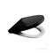 Крышка-сиденье для унитаза Roca Victoria Nord Soft Close Black Edition ZRU9302627 петли хром - фото 144540
