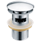 GID Донный клапан CH100-1 Хром с переливом, ширина 7,5 см - фото 147995