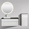 BLACK&WHITE Мебель U907.1200 основной шкаф, Blum металлический ящик, керамогранит / раковина (1200x525x506) - фото 152077