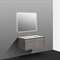 BLACK&WHITE Мебель U909.1000 основной шкаф, Hopper металлический ящик, кварцевая / раковина (994x582x450) - фото 152094