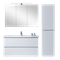 ORANS Мебель BC-4023-1000 W основной шкаф, раковина, цвет:UV005 (1000x480x570) - фото 152225