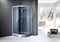 ESBANO Душевая полукруглая кабина с крышей ESG-100CR: 100 х 100 х 210см ESKG100CR - фото 152535