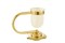 BOHEME Настольный стакан для зубных щеток MURANO GOLD - фото 154365