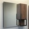 COMFORTY Зеркало-шкаф "Равенна Лофт-90" дуб темно-коричневый - фото 156974