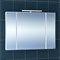 SANTA Зеркальный шкаф СаНта Стандарт 100 113013, цвет белый, с подсветкой - фото 158759