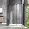 VINCEA Душевая дверь Lugano VDS-1L120CLB-1, 1200, черный, стекло прозрачное - фото 162834