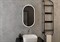 CONTINENT Зеркало-шкаф ELMAGE 450х800 черный со светодиодной подсветкой - фото 172487
