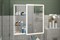CONTINENT Зеркало-шкаф APERIO 800х800 правый со светодиодной подсветкой - фото 172614