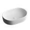 CERAMICA NOVA Умывальник чаша накладная овальная (цвет Белый Матовый) Element 600*415*135мм - фото 176654