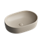 CERAMICA NOVA Умывальник чаша накладная овальная (цвет Капучино Матовый) Element 600*415*135мм - фото 176674