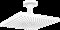 HANSGROHE Верхний душ Hansgrohe Raindance E 300 1jet с потолочным подсоединением 26250700, матовый белый - фото 183534