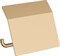 HANSGROHE Держатель туалетной бумаги с крышкой AddStoris Hansgrohe 41753140, шлифованная бронза - фото 183924