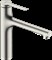 HANSGROHE Смеситель для кухни Hansgrohe Zesis M33 74801800 с вытяжным душем, цвет сталь 74801800 - фото 185861