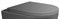 SINTESI Крышка с сиденьем серая матовая, дюропласт, микролифт для унитаза SIN-TS-EVI-151GM - фото 187301