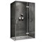 ABBER Душевой уголок  Zart AG08110-S71, размер 110x70 см, двери распашные, стекло 6 мм AG08110-S71 - фото 189283