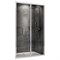 ABBER Душевая дверь  Sonnenstrand AG07110, ширина 110 см, двери складные, стекло 6 мм - фото 189803