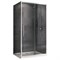 ABBER Душевой уголок  Schwarzer Diamant AG30100H-S90, размер 100x90 см, двери раздвижные, стекло 6 мм AG30100H-S90 - фото 189974