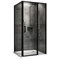 ABBER Душевой уголок  Sonnenstrand AG04100BS-S80B, размер 100x80 см, двери распашные, стекло 6 мм AG04100BS-S80B - фото 190400