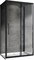 ABBER Душевой уголок  Schwarzer Diamant AG30140BH-S80B-S80B, размер 140x80 см, двери раздвижные, стекло 6 мм AG30140BH-S80B-S80B - фото 190885