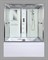 DETO Душевая кабина V150, размер 150x85 см, профиль глянцевый хром, стекло прозрачное - фото 201560