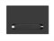 CERSANIT Кнопка ESTETICA для LINK PRO/VECTOR/LINK/HI-TEC пластик черный матовый с рамкой хром - фото 206809