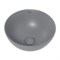 ABBER Раковина накладная  Bequem AC2106MG серая матовая, диаметр 32 см - фото 206928