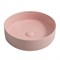 ABBER Раковина накладная  Bequem AC2109MP розовая матовая, диаметр 40 см - фото 207042