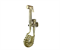 Bronze de Luxe 10235/1 Комплект гигиенического душа с вентилем (на одну воду)  пружинным шлангом ABS - фото 208560
