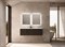 SANVIT Рольф W Тумба подвесная для ванной комнаты, 2 выдвижных ящика на одном уровне   (раковина r9122d) - фото 211174