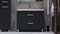 VELVEX Orlando Тумба напольная под раковину, ширина 100 см, цвет серый - фото 213658