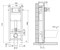 BELBAGNO Инсталляция EXPERT 40 для подвесного унитаза, 1130х400х150 мм, со смывным бачком скрытого монтажа, фронтальное/горизонтальное управление, крепление к стене в комплекте - фото 214928