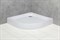 BELBAGNO Душевой поддон полукруглый, размер 80х80 см, высота 15 см, белый - фото 215402