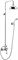 CEZARES Lira-M Душевая стойка со смесителем для верхнего и ручного душа, цвет хром - фото 224722